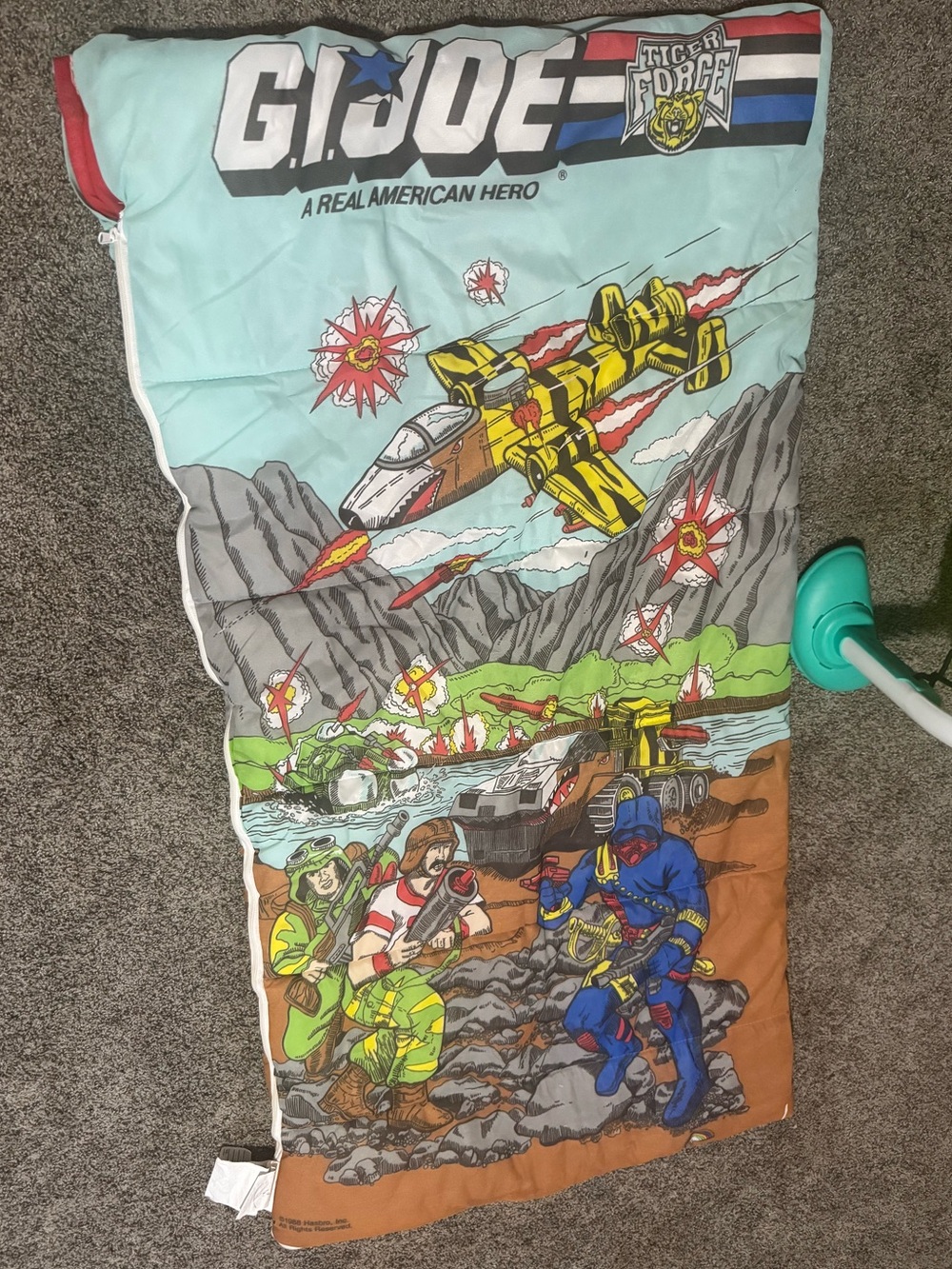 Vintage 1988 Hasbro GI Joe sleeping bag